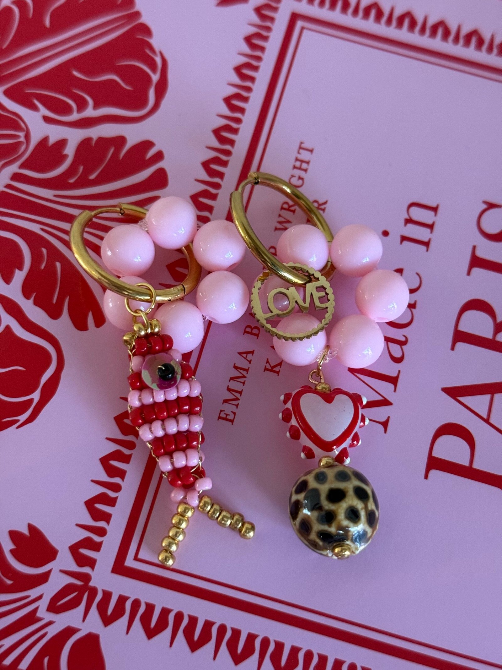 By M oorbellen Valentijn visje tijgerprint