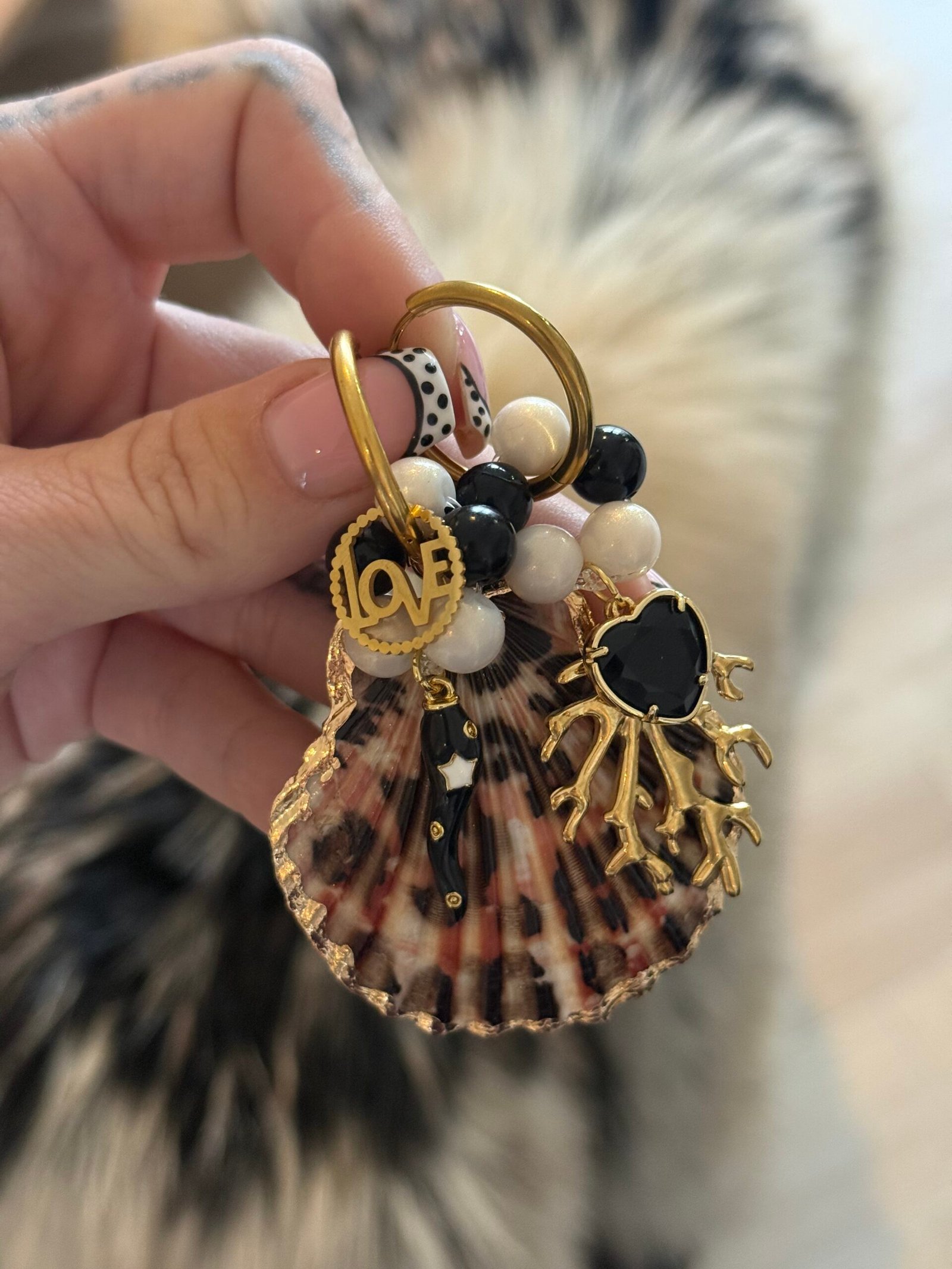 By M oorbellen tijgerprint schelp