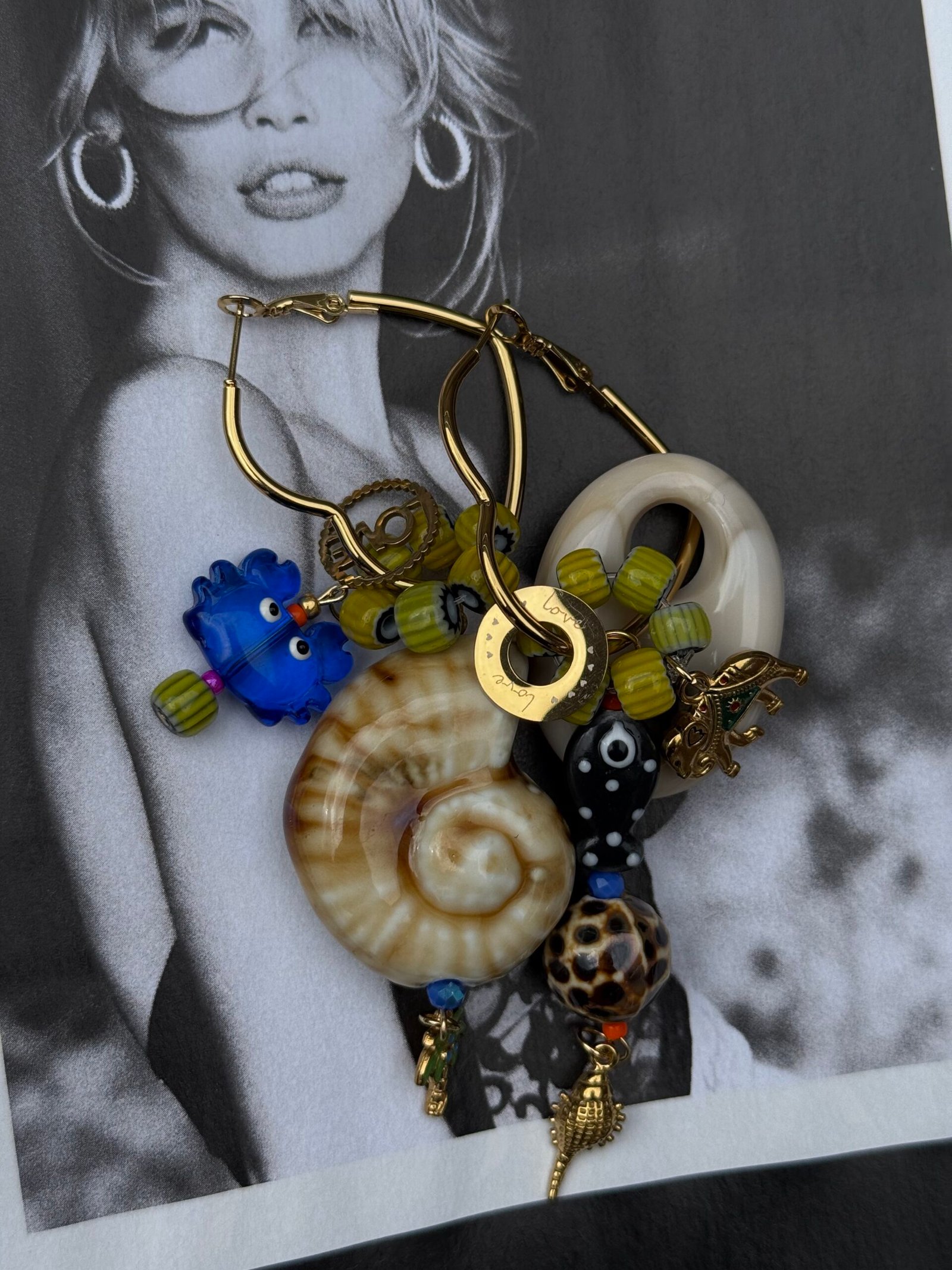 By M oorbellen exclusief beige schelp