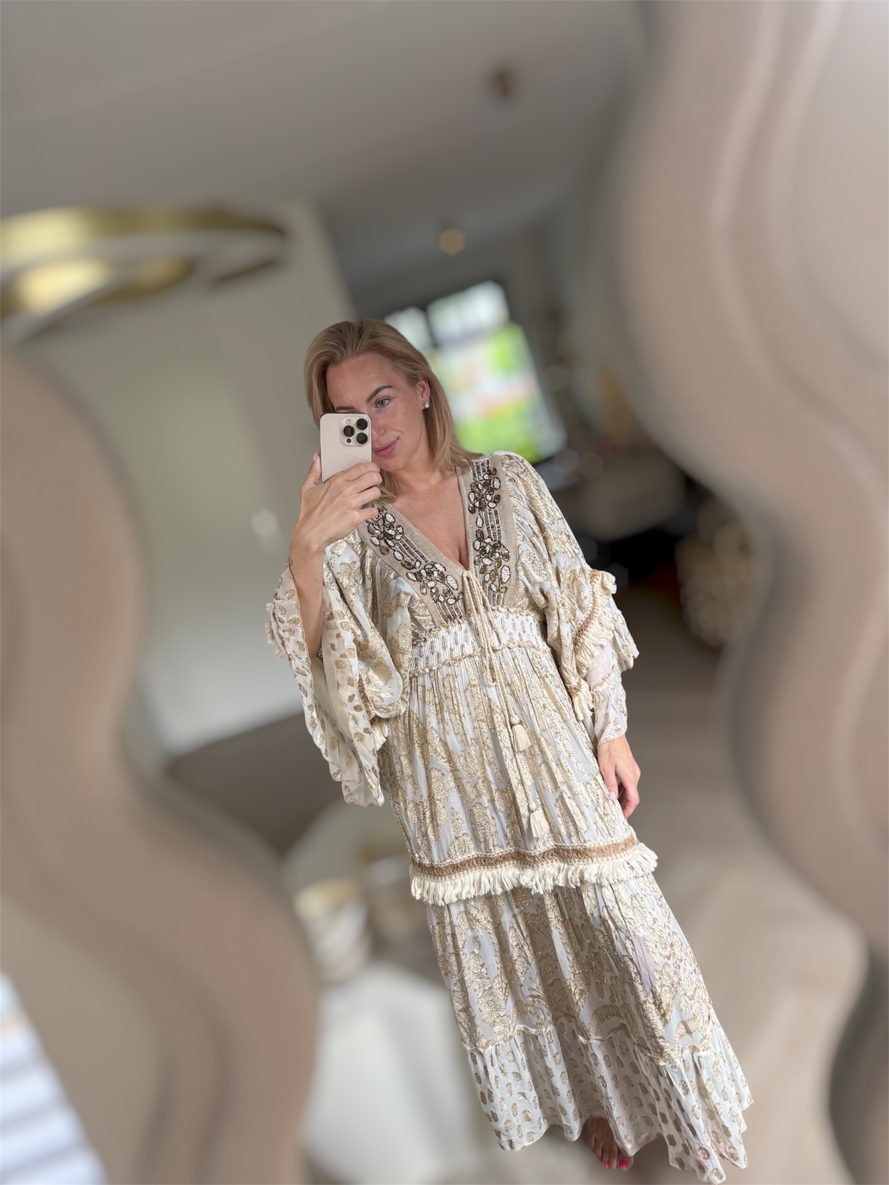 Exclusieve Ibiza boho styl jurk